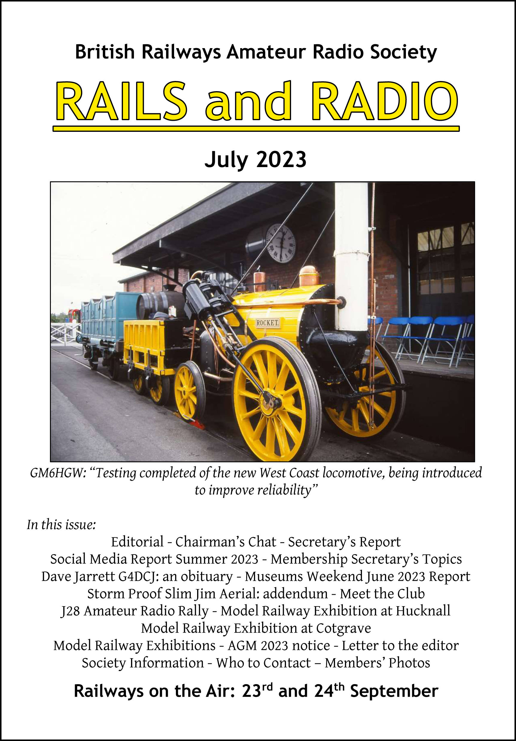 Rails & Radio magazine July 2023