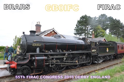 FIRAC 2016 GB0IFC QSL card FIRAC 2016 GB0IFC QSL card