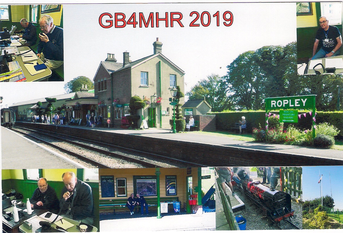 GB4MHR Horndean & District ARC at the Medstead & Four Marks station on the Watercress Line for ROTA 2018
