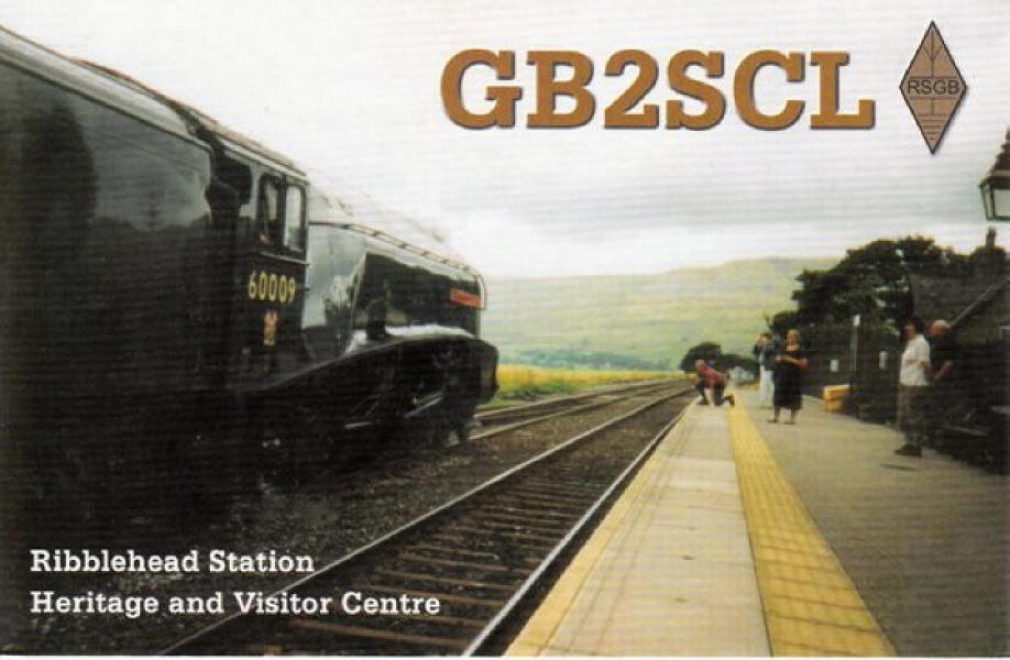 GB2SCL QSL card showing 60009 GB2SCL QSL card showing 60009